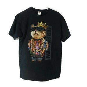 Big Paw Paw Kitty Medium T-shirt Gangster Cat